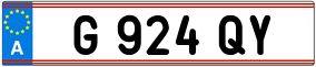 Truck License Plate